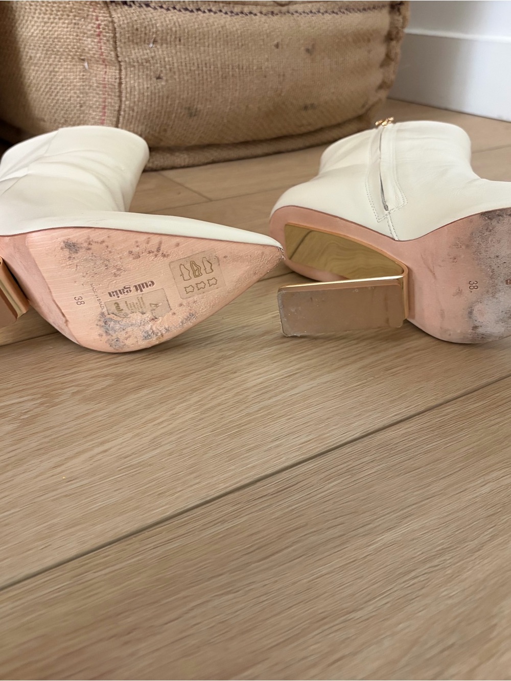 cult gaia Kenna Boot Off-White Size 8 38 - Picture 4 of 4